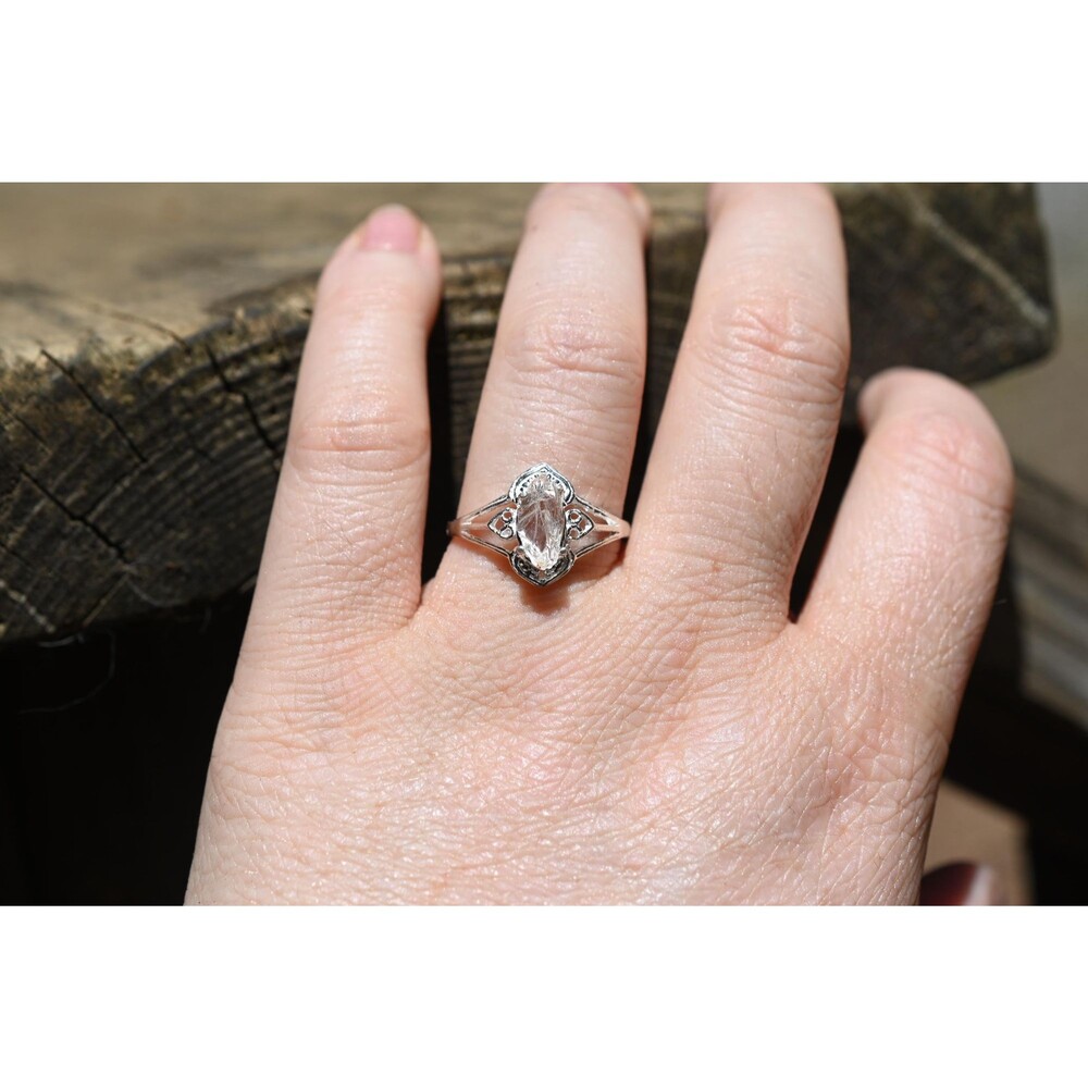 Raw Lake County Diamond Engagement Ring size 10